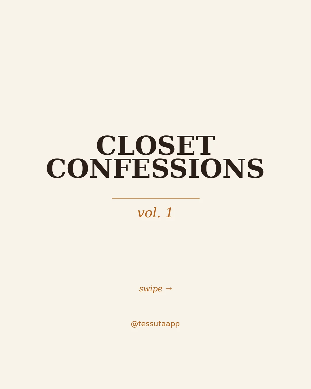 Closet confession: I have too much and too little to wear at the same time